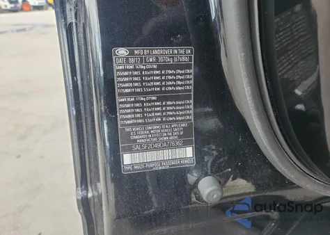 2013 Land Rover Range Rover Sport Hse z USA, uszkodzony, nr VIN SALSF2D49DA776362